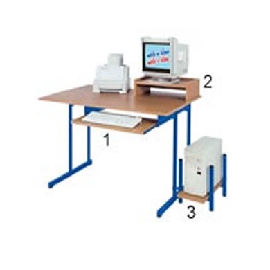 Stół komputerowy  ATUT  1-osobowy  komplet