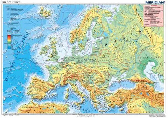 Język hiszpański - mapa polityczna (Europa)