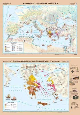 Historia na mapach Kolonizacja fenicka i grecka/Grecja w okresie kolonizacji