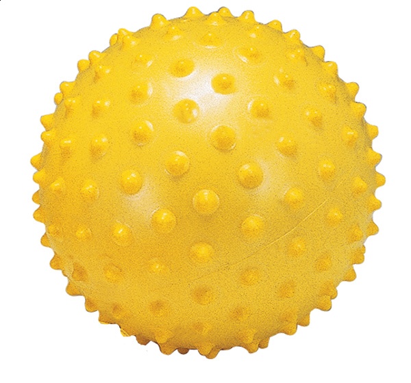 Piłka sensoryczna 20 cm - żółta