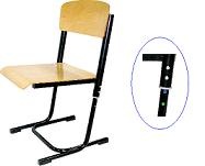 Krzesło szkolne WIKTOR regulowane  nr 3-4
