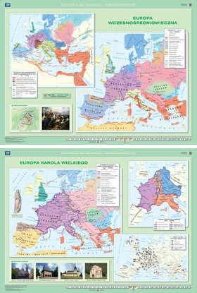 Historia na mapach Europa wczesnośredniowieczna/Europa Karola Wielkiego