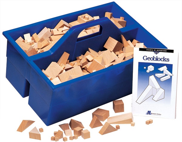 Geoblocks - 330 drewnianych graniastosłupów w pudełku