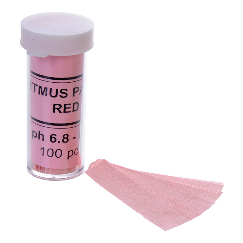 Papierki lakmusowe - czerwone pH 6,8-8,1
