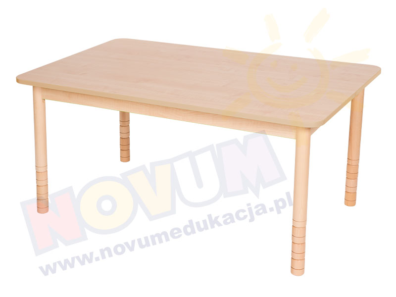 Stół prostokątny drewniany z regulacja