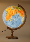 Globus śr. 320 fizyczno-polityczny podświetlany  plastikowa stopka