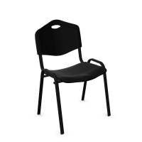 Krzesło Iso plastic black  - 4