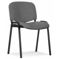 Krzesło tapicerowane ISO BLACK