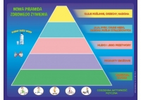 Nowa Magnetyczna piramida żywienia dla dzieci (80cm x 60cm) - 3